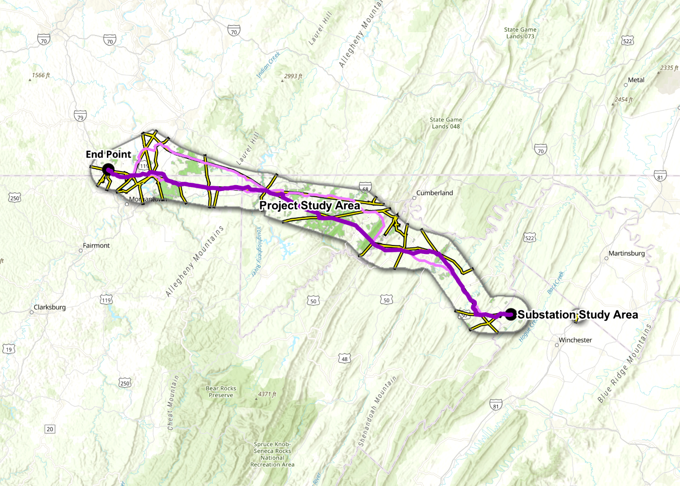 PSC questions local property and rate impacts of grid expansion through West Virginia